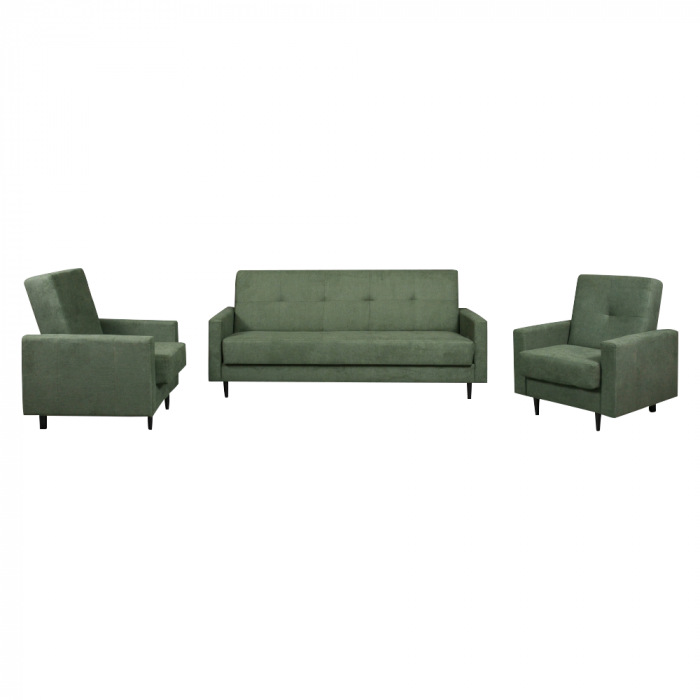Canapea extensibilă, verde, VALDO [7]