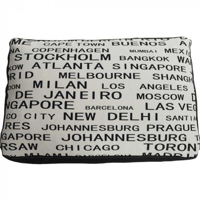 Canapea moderna cu lada depozitare,textil negru/perne cu model ,196 cm lungime [5]