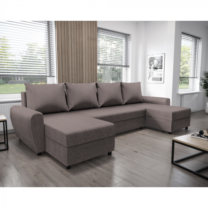 Canapea universală, gri-bej Taupe, DAKAR NEW U [2]