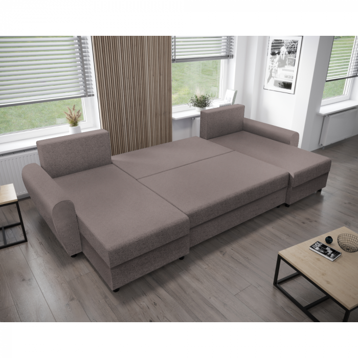 Canapea universală, gri-bej Taupe, DAKAR NEW U [4]