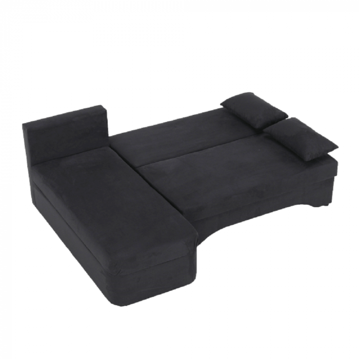 colţar cu colţ, gri închis mix, POLARIS NEW [6]