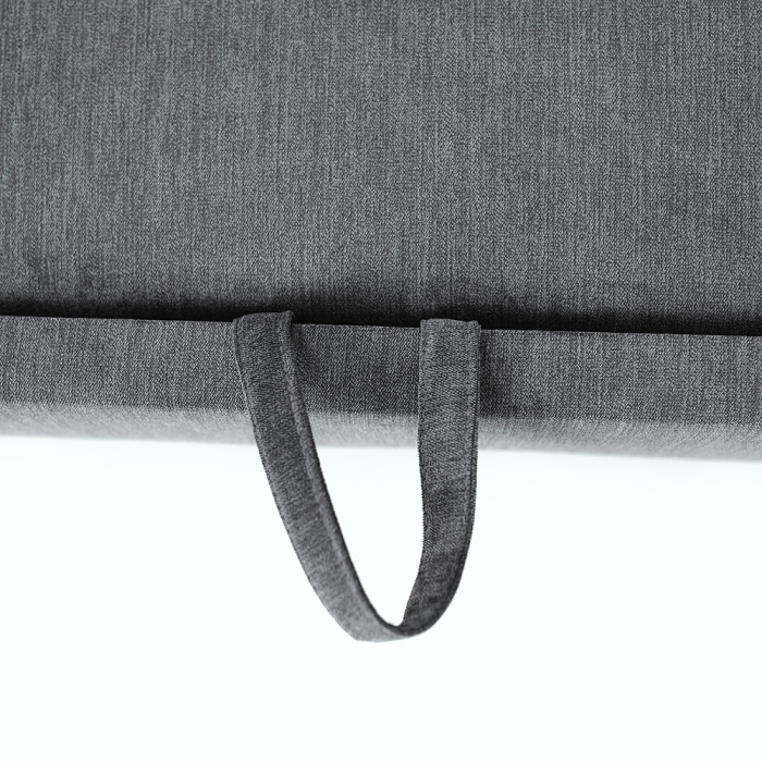 Colţar extensibil, material textil gri, model dreapta, SANTIAGO [6]