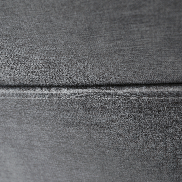 Colţar extensibil, material textil gri, model stânga, SANTIAGO [10]