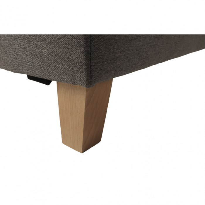 Colţar, gri maroniu Taupe, model dreapta, BRIDGET [4]