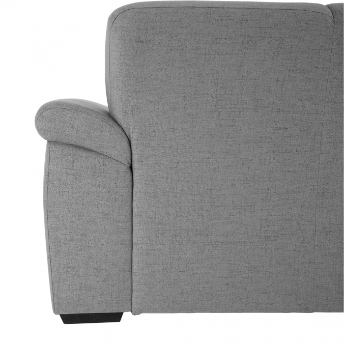 Colţar în formă de U, material textil gri, model stânga, BITER U [9]