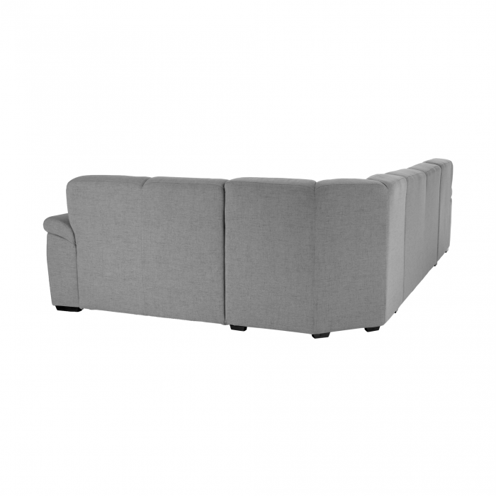 Colţar în formă de U, material textil gri, model stânga, BITER U [21]