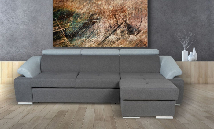 Coltar la comanda, extensibil cu lada si tetiere reglabile ,256 x 163 cm [5]