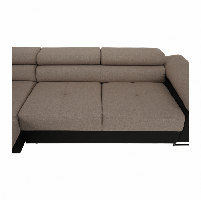 Colţar, maro/bej, model stânga, AMARETO NEW [22]