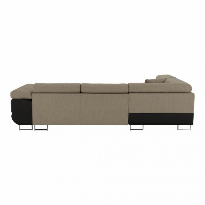 Colţar, maro/bej, model stânga, AMARETO NEW [6]