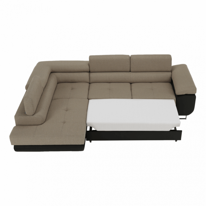 Colţar, maro/bej, model stânga, AMARETO NEW [31]