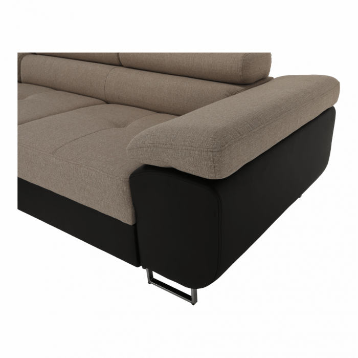 Colţar, maro/bej, model stânga, AMARETO NEW [16]