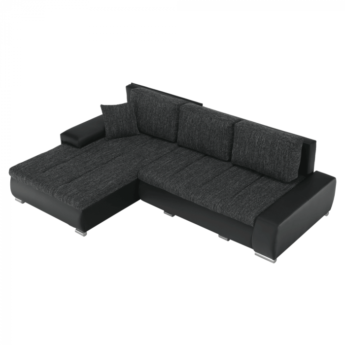 Colţar, negru/negru, TRAMP [2]