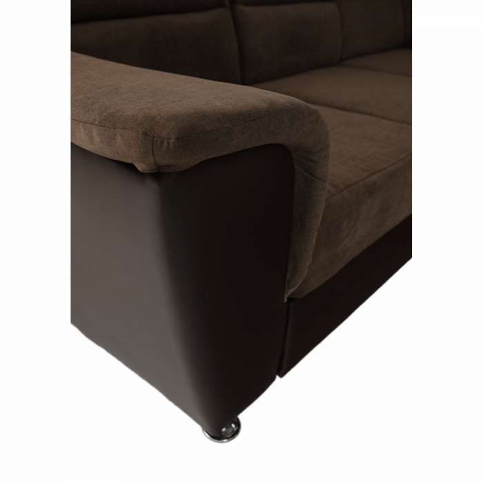Colţar, piele ecologică maro/material textil maro, SANTIAGO U MARE [4]