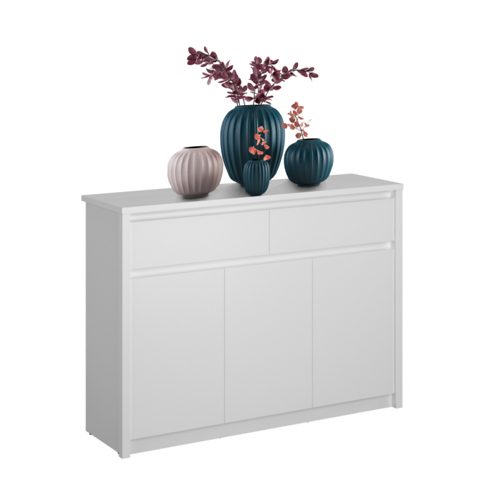 Comodă 3D2S, albă, ERODIN [3]