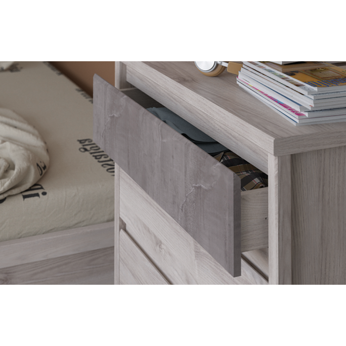 Comodă 4S, castan Nairobi / onix, JESI NEW [3]