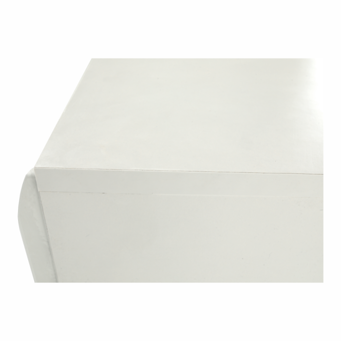 Comodă, albă strălucitoare HG/stejar sonoma închis, LYNATET TYP 42 [9]