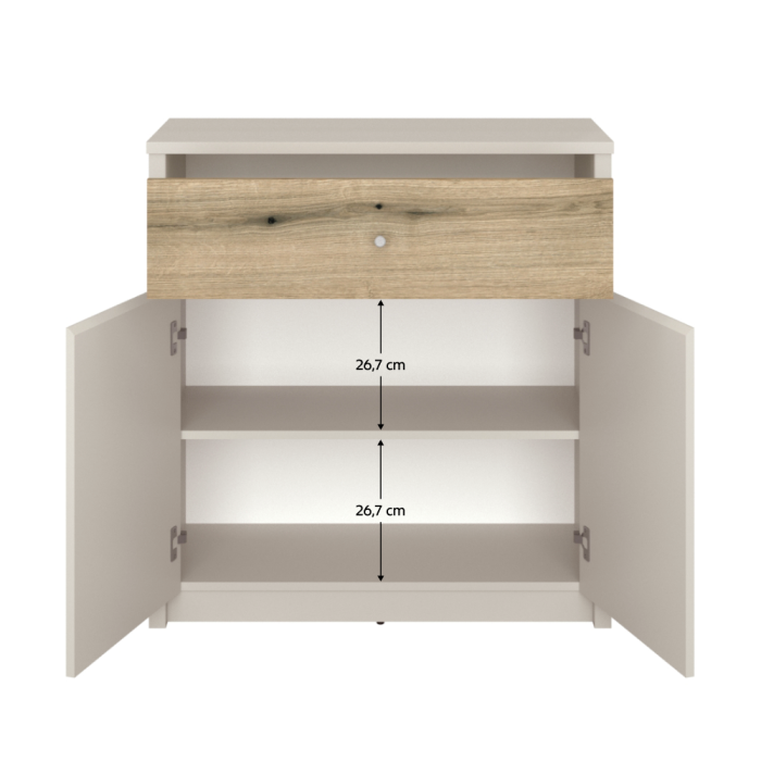 Comodă, caşmir/stejar evoke, KAROS 2D1S [3]