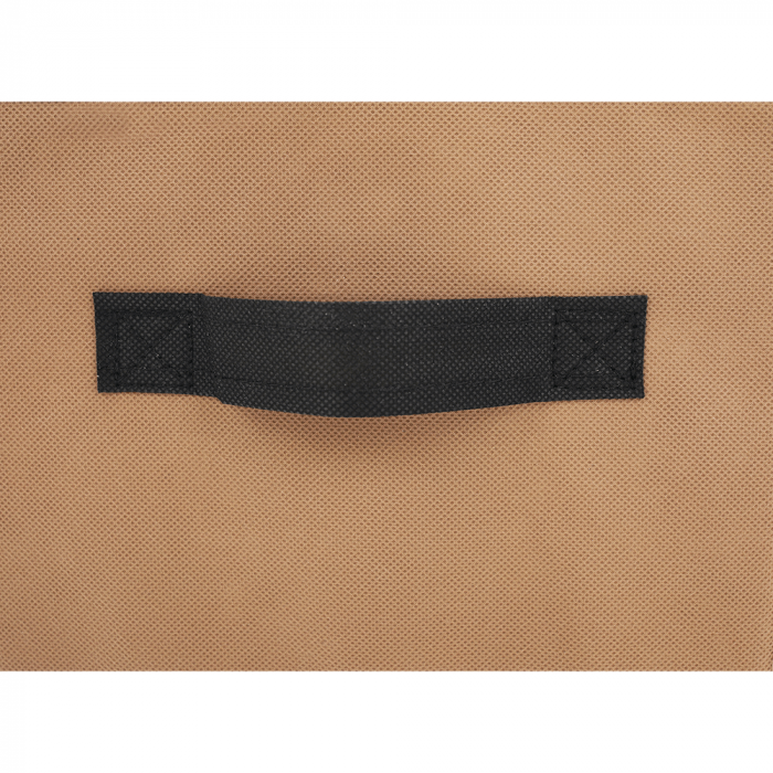 Comodă cu sertare din material textil, negru/maro/gri, CAMILO TYP 2 [7]