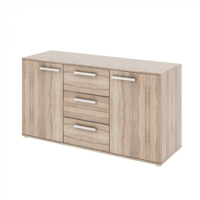 Comodă, DTD laminat, stejar sonoma, DUNAJ TIPUL11 [1]