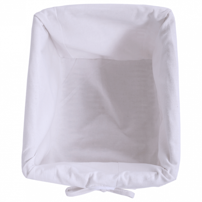 Comodă, lemn/răchită/material textil, alb, RAFAELLO 3 [5]