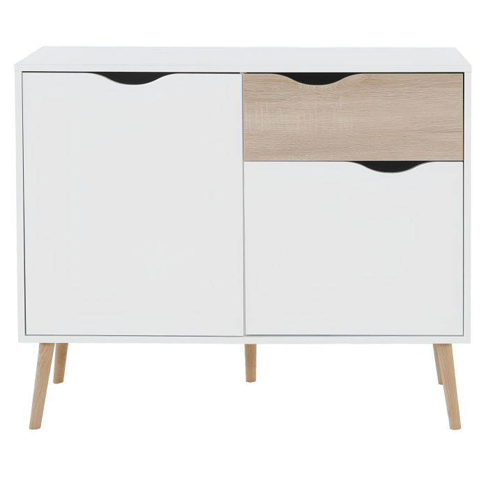 Comodă, stejar sonoma/alb, OSLO 75387 [5]