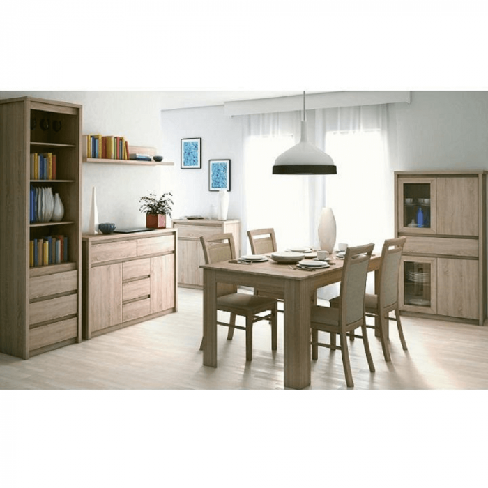 Comodă TYP 9, PAL melaminat, stejar sonoma, NORTY [2]