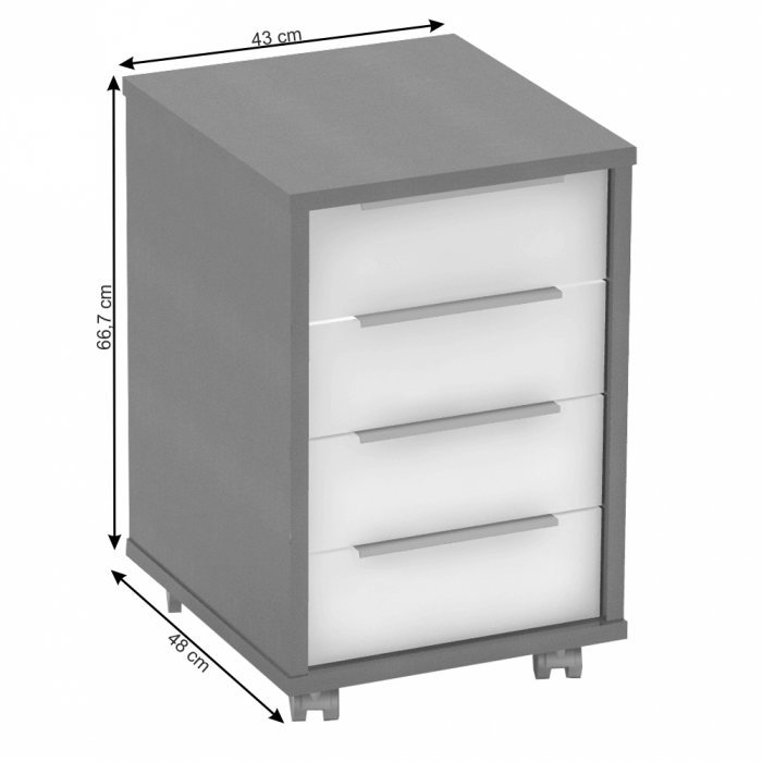 Container, grafit/alb, RIOMA NEW TYP 14 [3]