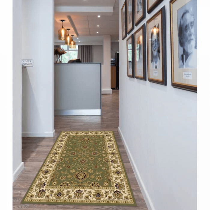Covor 100x150 cm, verde/amestec de culori/model oriental, KENDRA TYP 2 [2]