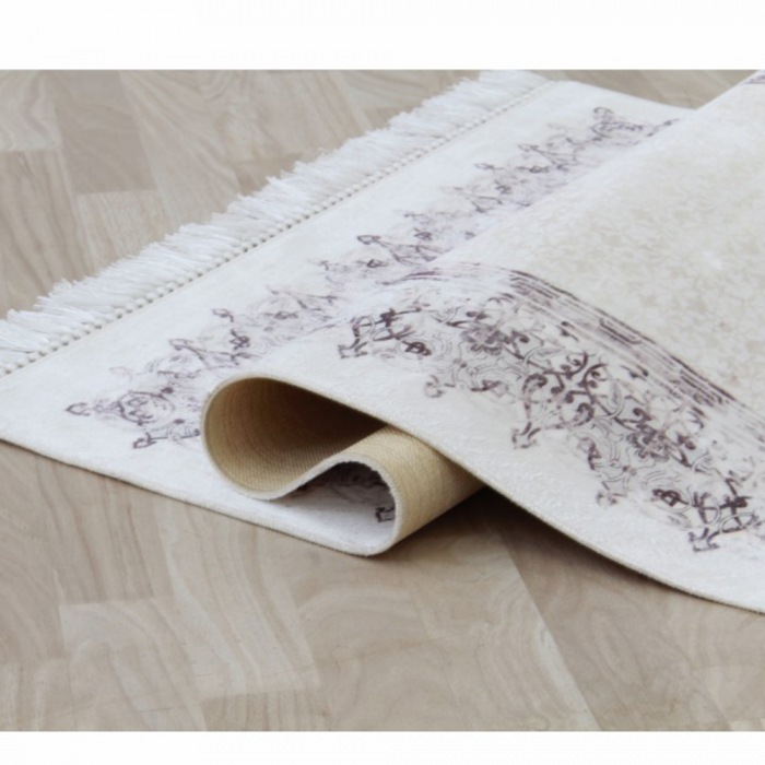 Covor 160x230 cm, crem/maro, LINON [4]