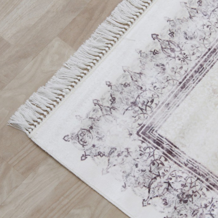 Covor 160x230 cm, crem/maro, LINON [6]