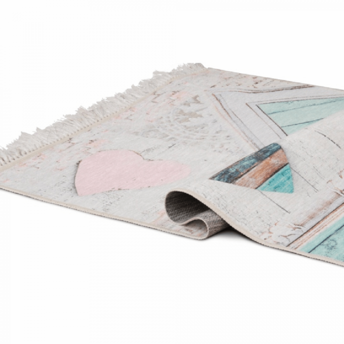 Covor 80x200 cm, bej/model vintage, SONIL [6]