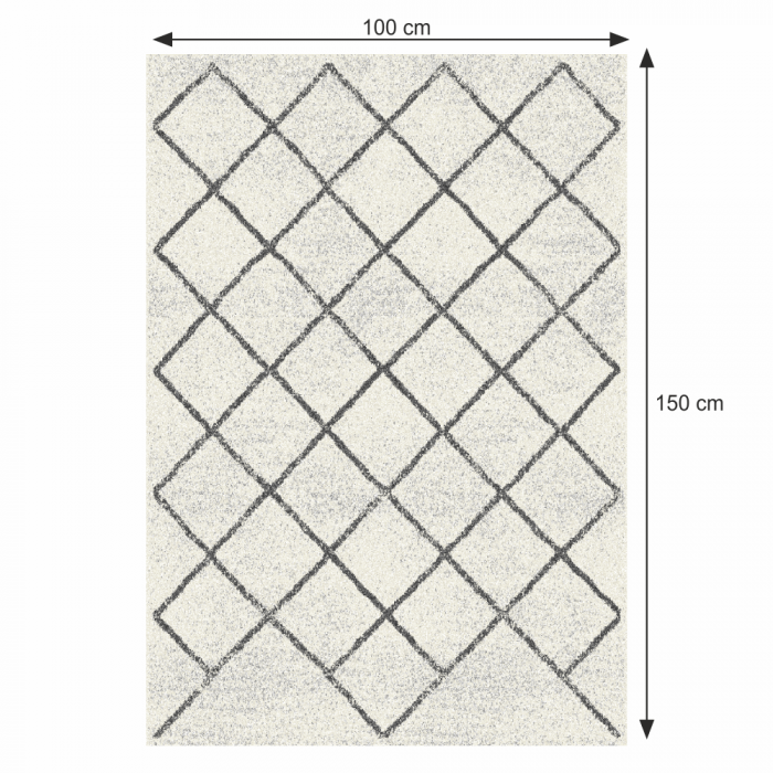 Covor, bej/model, 100x150, MATES TYP 2 [3]