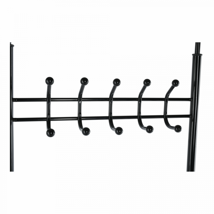 Cuier cu dulap pt. încălţăminte, metal negru, BARNUM [10]