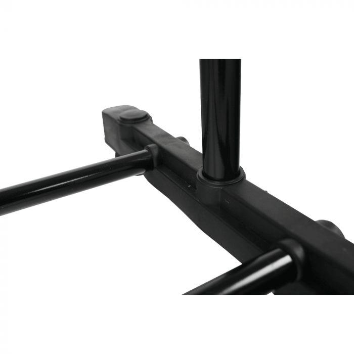Cuier mobil, inox/plastic negru, DOLFO NEW [17]