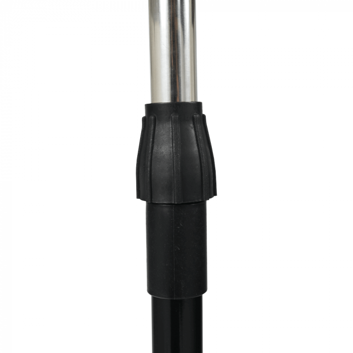 Cuier mobil, inox/plastic negru, DOLFO NEW [14]