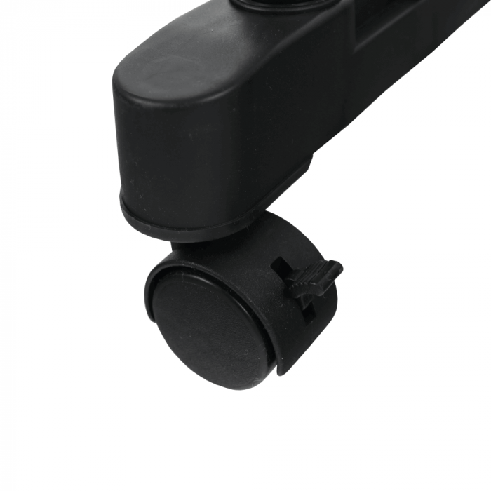 Cuier mobil, inox/plastic negru, OLIVER [3]