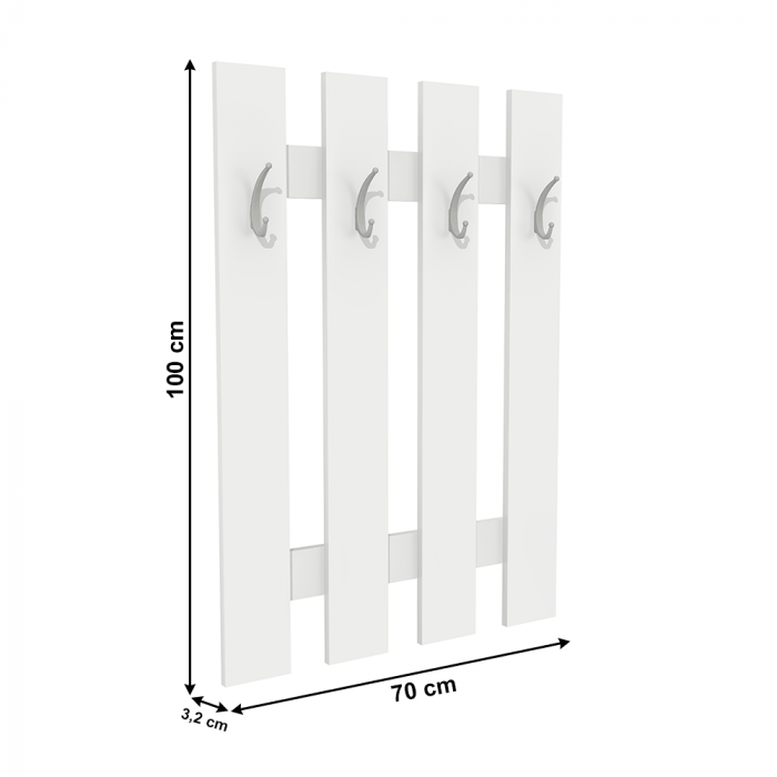 Cuier perete, alb, KORADO NEW KV11 [2]