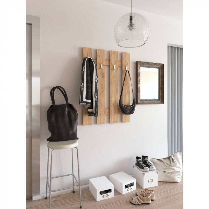 Cuier perete, stejar artizanal, KORADO NEW KV11 [2]