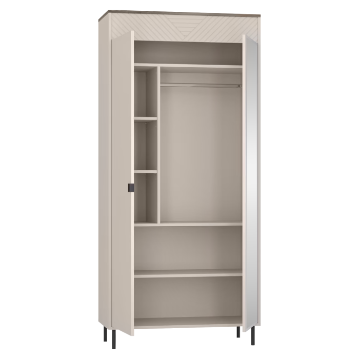 Dulap, caşmir/stejar castello, EYCO 2D/40 [3]