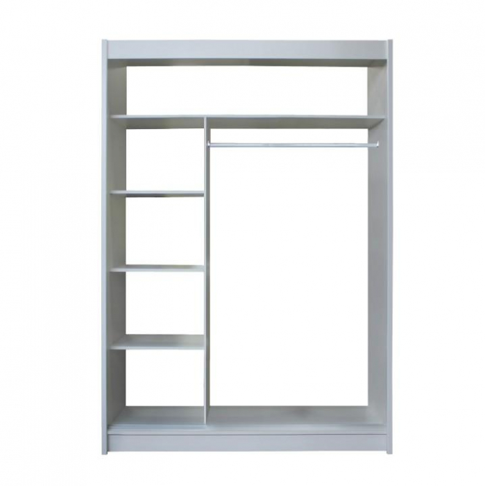 Dulap cu uşi glisante, stejar sonoma/gri, MERINA 150 [2]