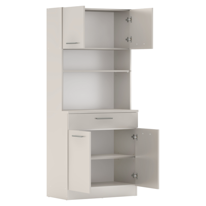 Dulap de bucătărie cu patru uşi, caşmir, DOMIS NEW [3]