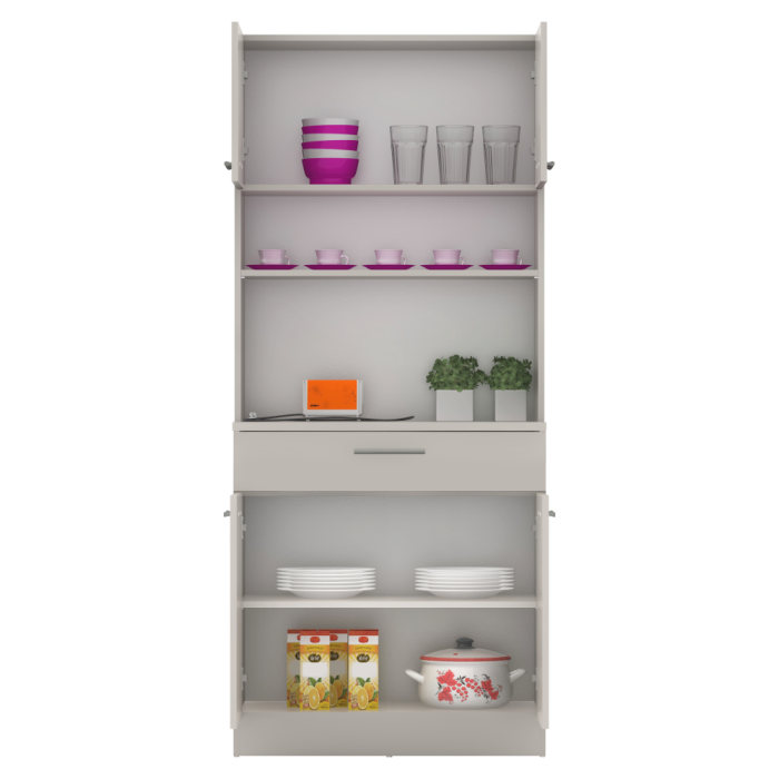 Dulap de bucătărie cu patru uşi, caşmir, DOMIS NEW [7]