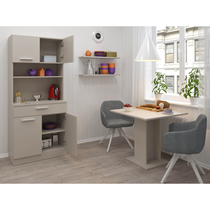 Dulap de bucătărie cu patru uşi, caşmir, DOMIS NEW [9]