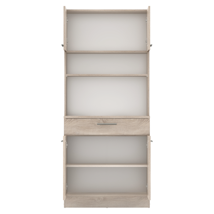 Dulap de bucătărie cu patru uşi, stejar sonoma, DOMIS NEW [5]