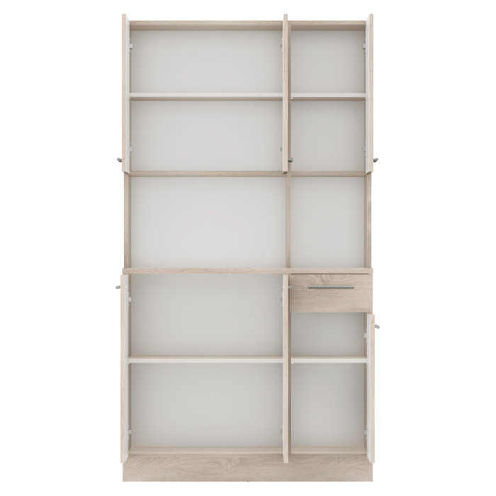 Dulap de bucătărie cu şase uşi, stejar sonoma, PELION NEW [3]