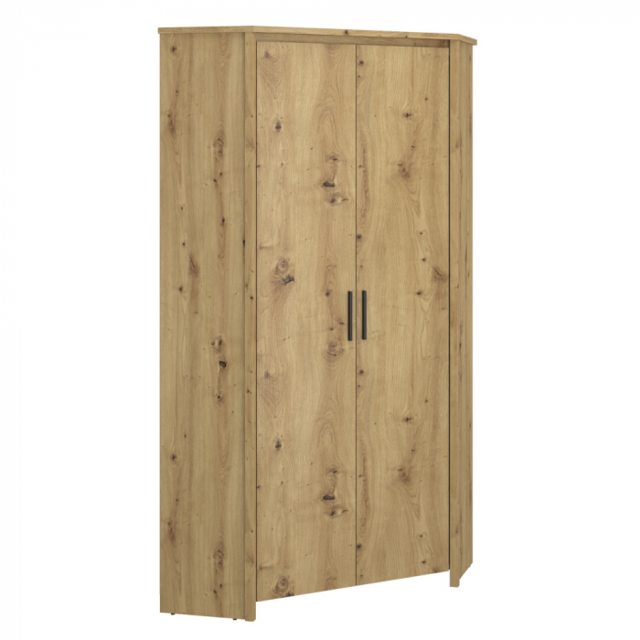 Dulap de colţ 2D, stejar Artisan, AIRON [1]