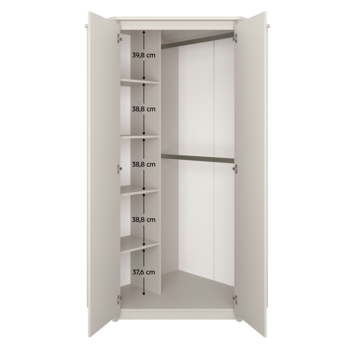 Dulap de colţ, caşmir, KAROS 2D [3]