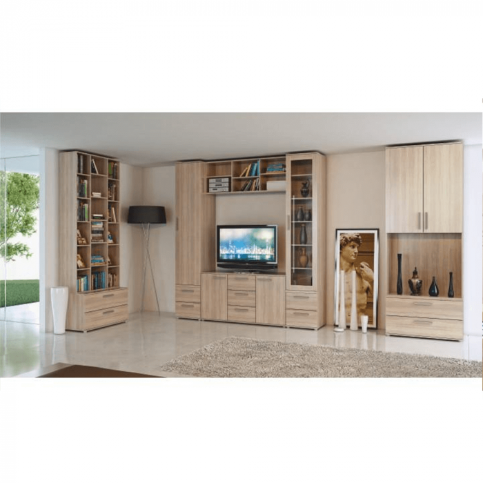 Dulap, DTD laminat, stejar sonoma, DUNAJ TIPUL14 [4]
