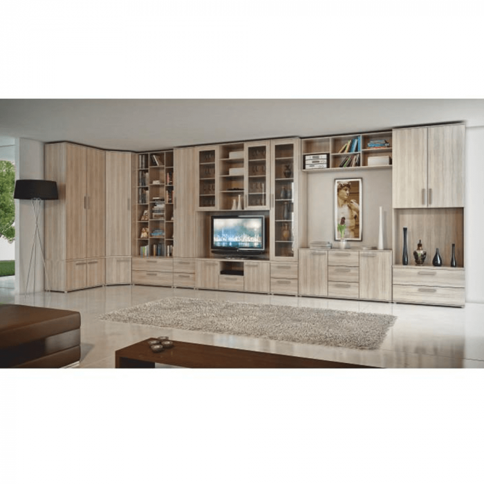Dulap , DTD laminat, stejar sonoma, DUNAJ TIPUL15 [6]