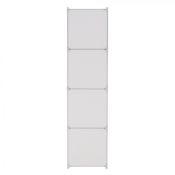 Dulap modular pentru copii, model alb / maro, KIRBY [10]